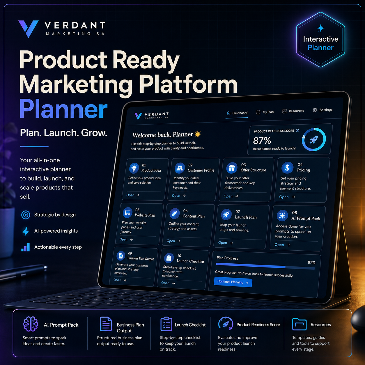 Planner dashboard preview
